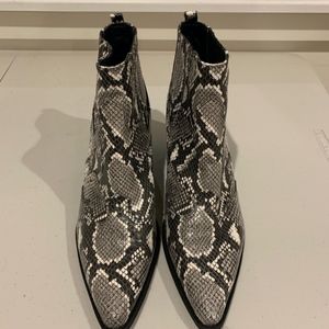 Sam Edelman Snakeskin Ankle Boots